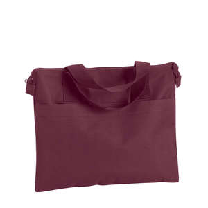 Liberty Bags Large Banker Tote - Dark/All Maroon
