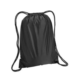 Liberty Bags Drawstring Backpack - Dark/All Black