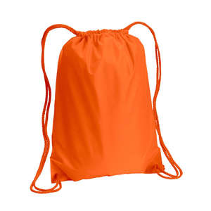 Liberty Bags Drawstring Backpack - Dark/All Orange