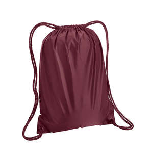 Liberty Bags Drawstring Backpack - Dark/All Maroon
