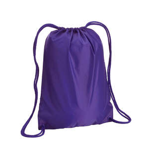 Liberty Bags Drawstring Backpack - Dark/All Purple