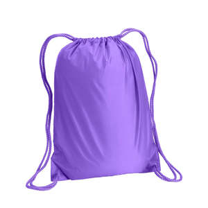 Liberty Bags Drawstring Backpack - Dark/All Lavender