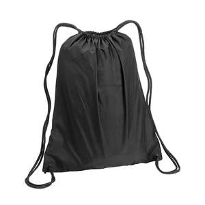 Liberty Bags Large Drawstring Backpack - Dark/All Black