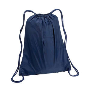 Liberty Bags Large Drawstring Backpack - Dark/All Blue, Navy