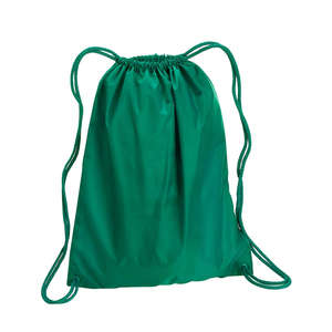 Liberty Bags Large Drawstring Backpack - Dark/All Green, Kelly