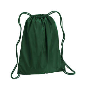 Liberty Bags Large Drawstring Backpack - Dark/All Green, Forest