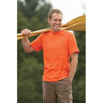 Personalized Adult T-Shirts - Anvil 6.1 oz. Cotton Pocket T-Shirt - Dark/Colors