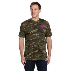 Custom Promotional Anvil 4.9 oz. 100% Ringspun Cotton Camo T-Shirt - Dark/All