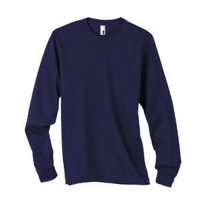 Anvil 4.5 oz. Long-Sleeve Fashion Fit T-Shirt - Dark/Colors Blue, Navy