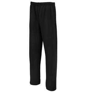 Jerzees 8 oz. NuBlend Open-Bottom Sweatpants - Dark/Colors Black
