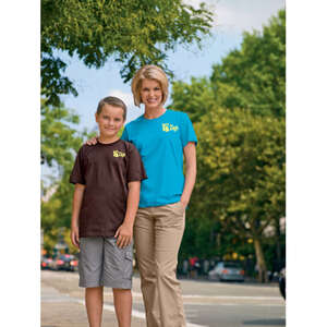 Custom Promotional Anvil Youth Fashion Fit T-Shirt - Dark/Colors