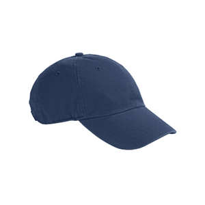 Hyp 6-Panel Enzyme-Washed Twill Cap - Dark/All Blue, Navy