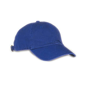 Hyp 6-Panel Enzyme-Washed Twill Cap - Dark/All Blue, Dark Royal