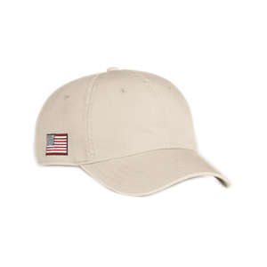 Hyp 6-Panel Enzyme-Washed Twill Cap - Dark/All Stone Flag
