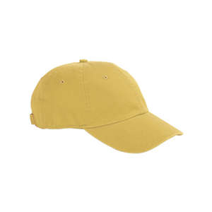 Hyp 6-Panel Enzyme-Washed Twill Cap - Dark/All Gold