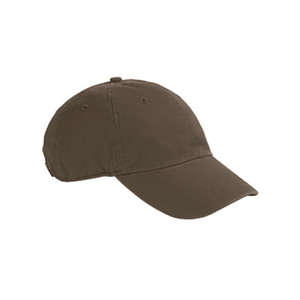 Hyp 6-Panel Enzyme-Washed Twill Cap - Dark/All Chocolate