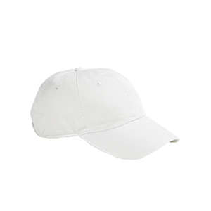 Hyp 6-Panel Enzyme-Washed Twill Cap - Dark/All White