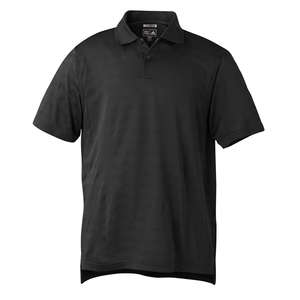 adidas Golf Men's ClimaCool Mesh Solid Textured Polo - Dark/All Black