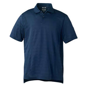 adidas Golf Men's ClimaCool Mesh Solid Textured Polo - Dark/All Blue, Navy