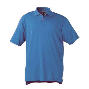 adidas Golf Men's ClimaCool Mesh Solid Textured Polo - Dark/All Blue, True
