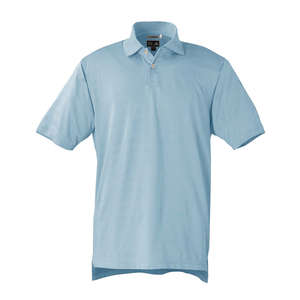 adidas Golf Men's ClimaCool Mesh Solid Textured Polo - Dark/All Blue, Freeze