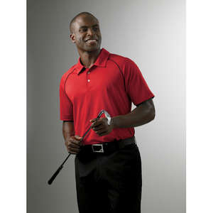 Custom Promotional adidas Golf Men's Piped Colorblock Polo - Dark/All