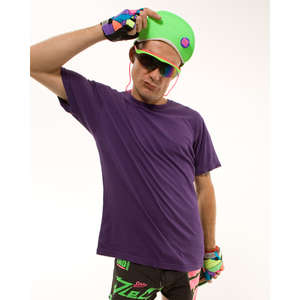 Alternative Men's Basic Crew - Dark/Colors Purple, Deep