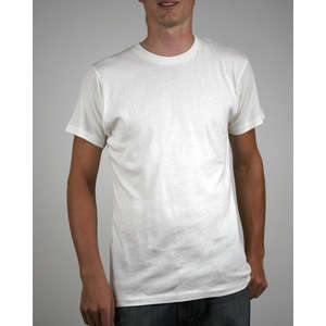 Alternative Men's Backstage T-Shirt - Dark/All White, Vintage