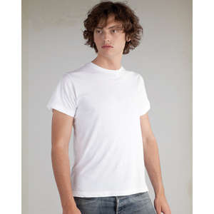 Alternative Men's Tear-Away Label T-Shirt - White/Neutral White