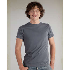 Alternative Men's Tear-Away Label T-Shirt - Dark/Colors Gray, Asphalt