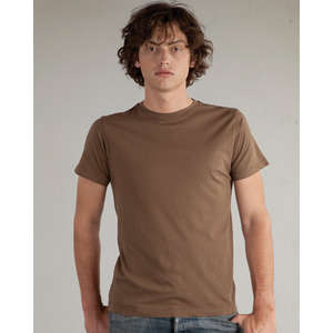 Alternative Men's Tear-Away Label T-Shirt - Dark/Colors Brown, Cigar