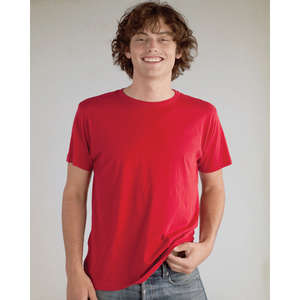 Alternative Men's Tear-Away Label T-Shirt - Dark/Colors Red, Apple
