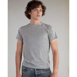 Alternative Men's Tear-Away Label T-Shirt - Light/Heather Gray, Heather