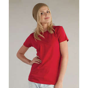Alternative Women's Tear-Away Label T-Shirt - Dark/Colors Red, Apple