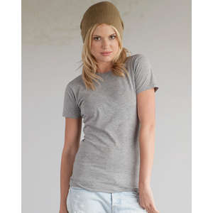 Alternative Women's Tear-Away Label T-Shirt - Light/Heather Gray, Heather