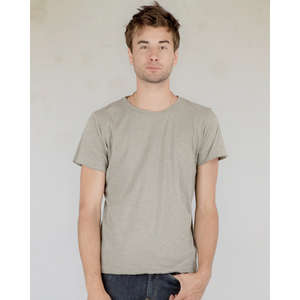 Alternative Men's Destroyed T-Shirt - Dark/All Linen, Heathered