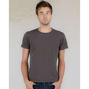 Alternative Men's Destroyed T-Shirt - Dark/All Black, Vintage