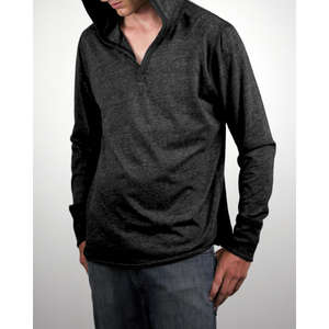 Alternative Long-Sleeve Pullover Hoodie - Dark/Colors Black, Eco