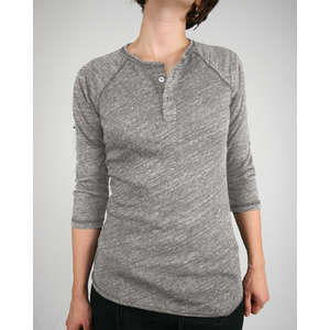 Custom Promotional Alternative 3/4-Sleeve Raglan Henley - Light/Heather