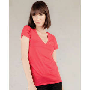 Custom Promotional Alternative Women's Short-Sleeve V-Neck - Dark/All