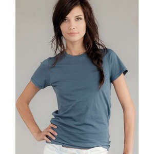Alternative 3.5 oz. Organic Basic Crew - Dark/All Blue, Ocean