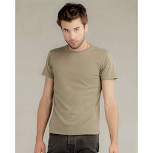 Alternative 3.5 oz. Organic Basic Crew - Dark/All Green, Moss