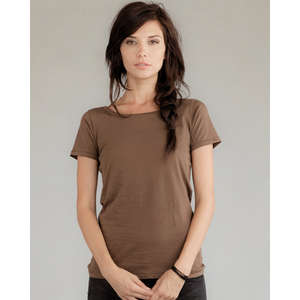 Alternative Women's Organic Scoop Neck - Dark/All Bark