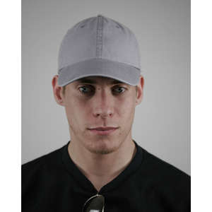 Alternative Basic Chino Twill Cap - Dark/All Gray, Cool