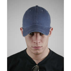 Alternative Basic Chino Twill Cap - Dark/All Blue, Light Navy