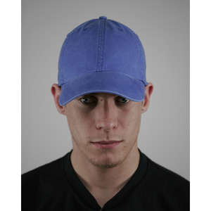 Alternative Basic Chino Twill Cap - Dark/All Blue, Bahama