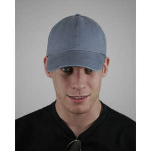 Alternative Basic Chino Twill Cap - Dark/All Blue, Smokey