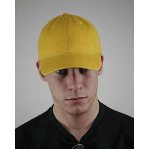 Alternative Basic Chino Twill Cap - Dark/All Yellow, Mustard