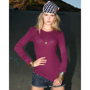 Alternative Women's Long-Sleeve Thermal - Dark/All Eggplant