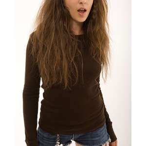 Alternative Women's Long-Sleeve Thermal - Dark/All Espresso